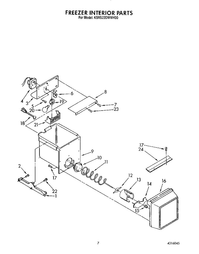 Diagram for KSRS22DWAL00