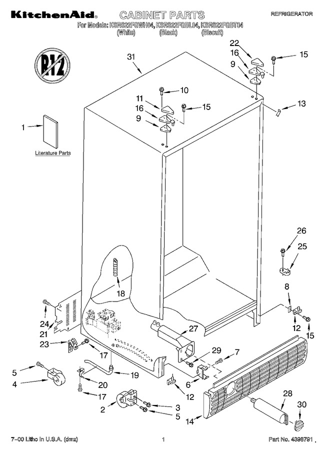 Diagram for KSRS22FGWH04