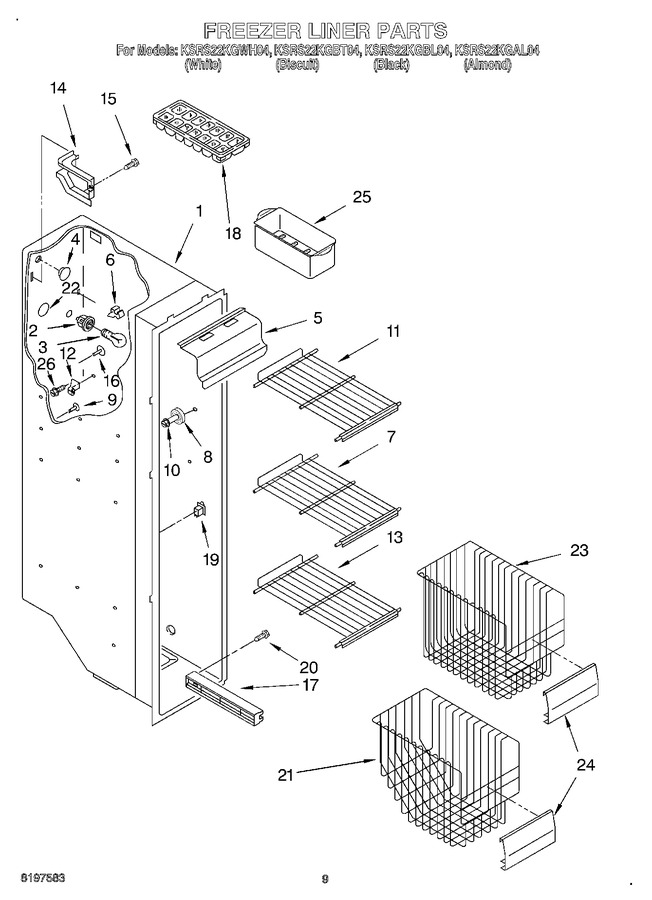 Diagram for KSRS22KGWH04