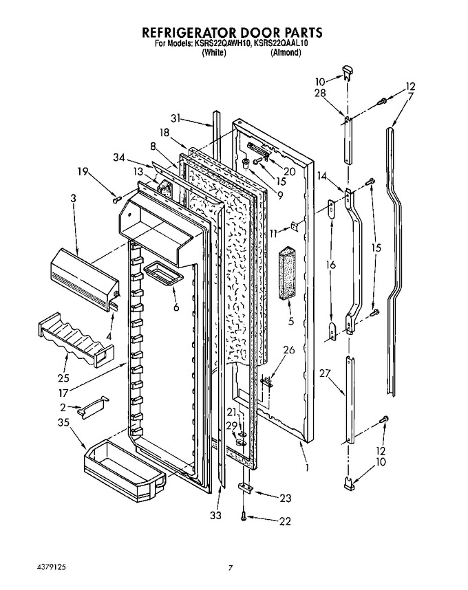 Diagram for KSRS22QAWH10