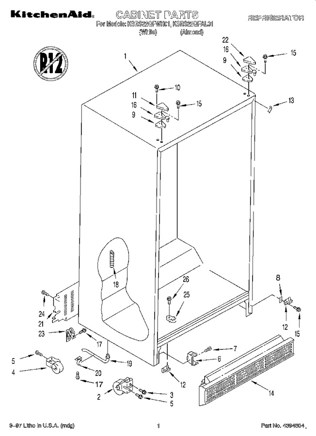 Diagram for KSRS22QFWH01