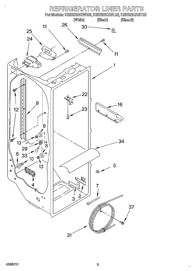 Diagram for KSRS22QGWH02