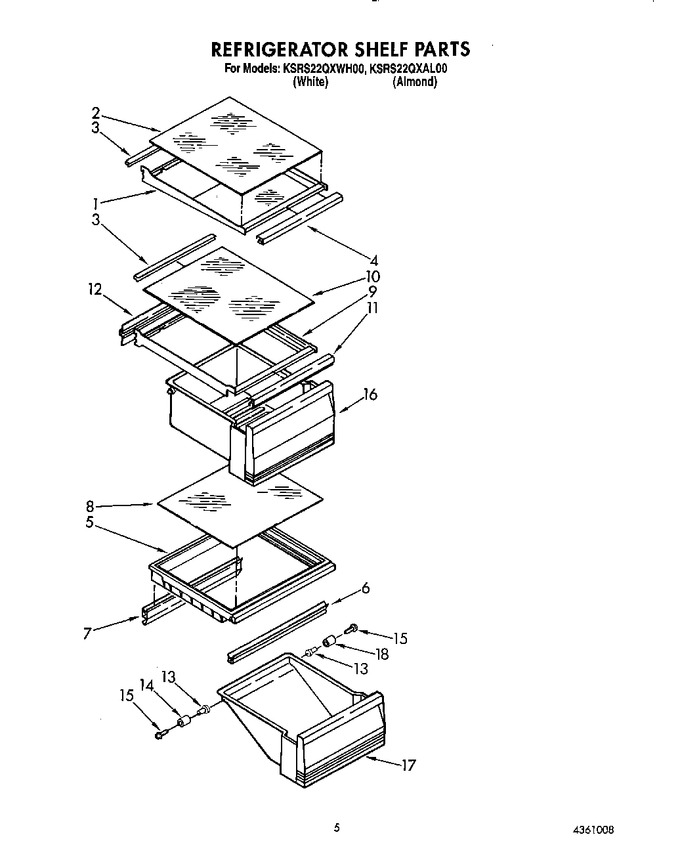 Diagram for KSRS22QXWH00