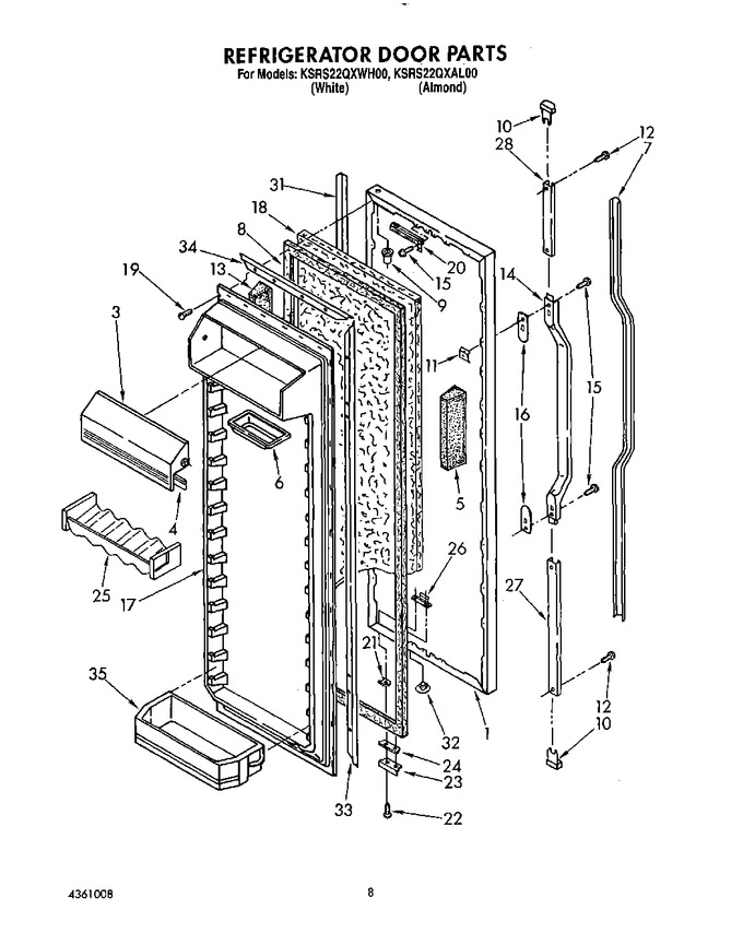 Diagram for KSRS22QXWH00