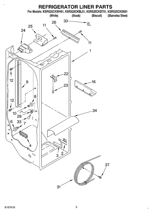 Diagram for KSRS25CKBT01