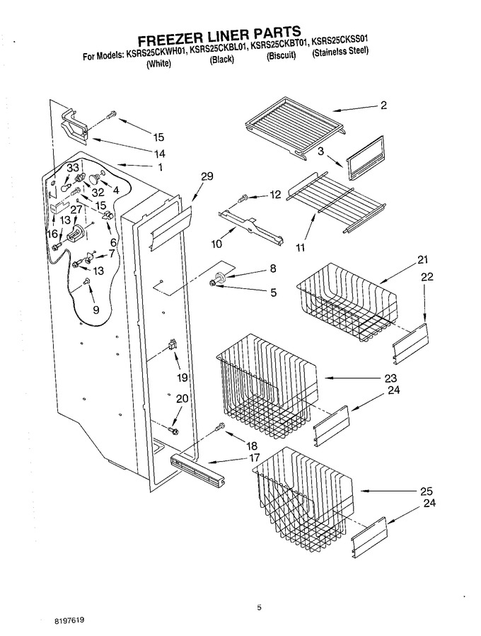 Diagram for KSRS25CKWH01