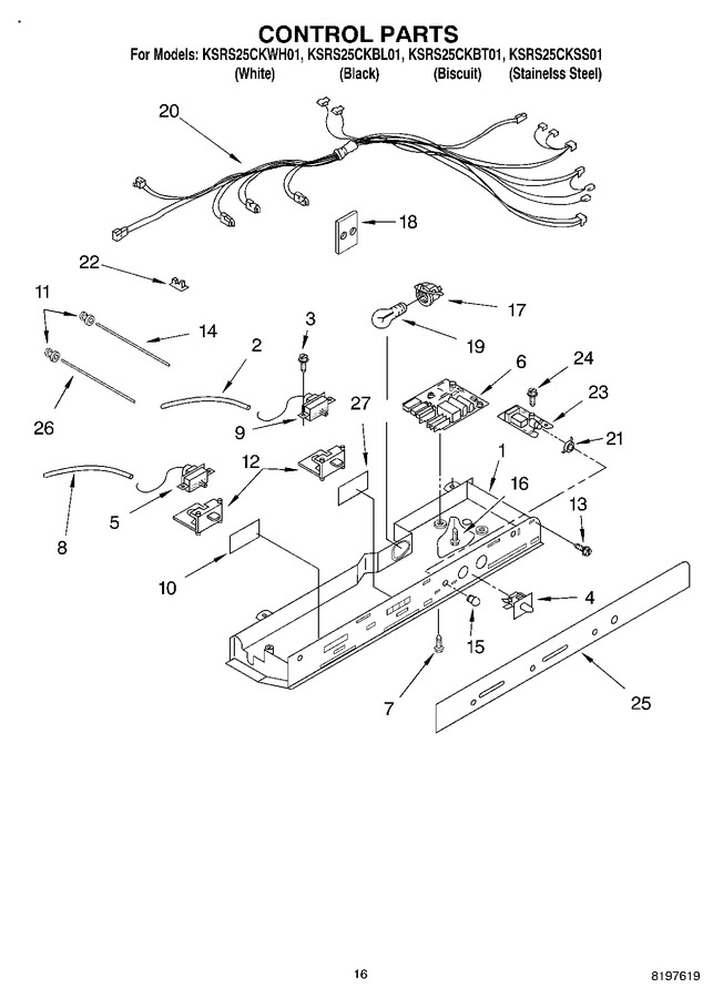 Diagram for KSRS25CKWH01