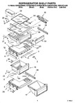 Diagram for 03 - Refrigerator Shelf Parts