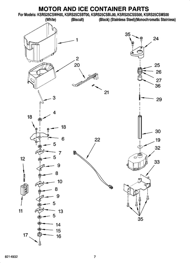 Diagram for KSRS25CSBT00