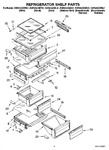 Diagram for 03 - Refrigerator Shelf Parts