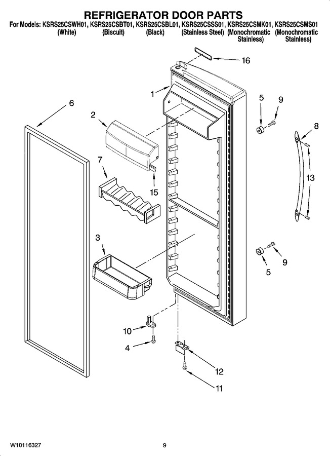 Diagram for KSRS25CSWH01