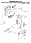 Diagram for 08 - Dispenser Front Parts