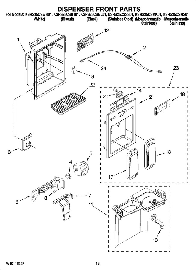 Diagram for KSRS25CSMK01