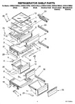 Diagram for 03 - Refrigerator Shelf Parts