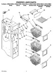 Diagram for 04 - Freezer Liner Parts