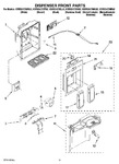 Diagram for 08 - Dispenser Front Parts