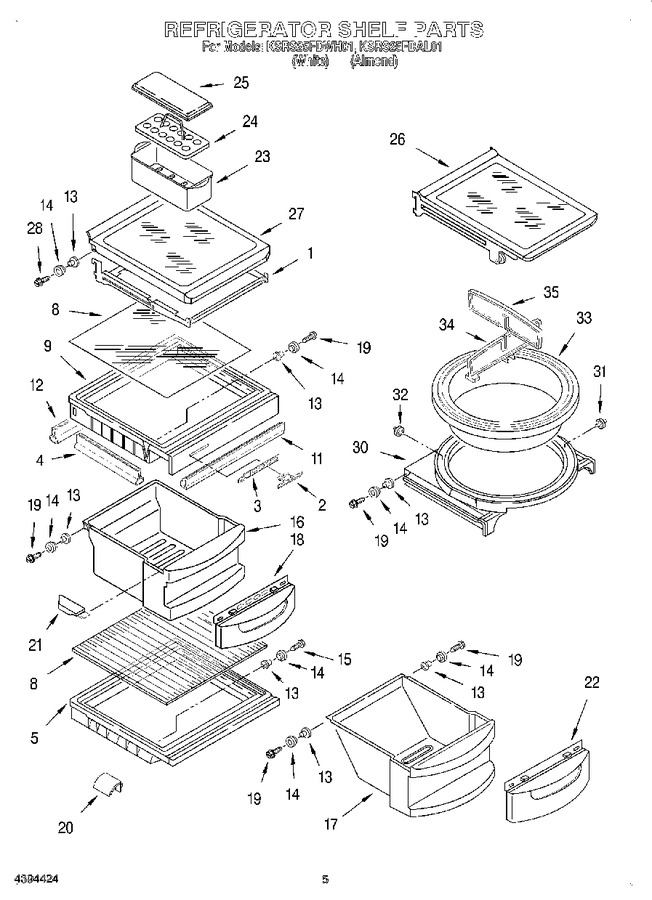 Diagram for KSRS25FDWH01