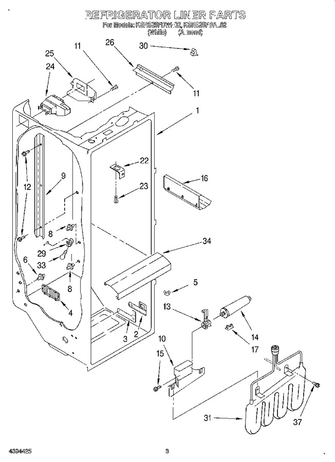 Diagram for KSRS25FDAL02