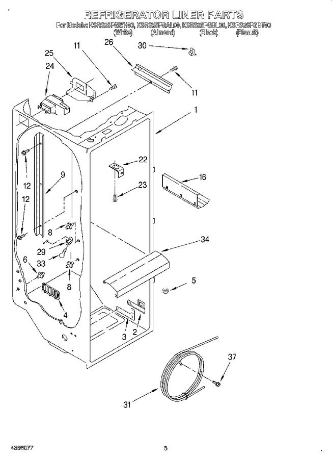 Diagram for KSRS25FGWH00