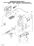 Diagram for 08 - Dispenser Front Parts