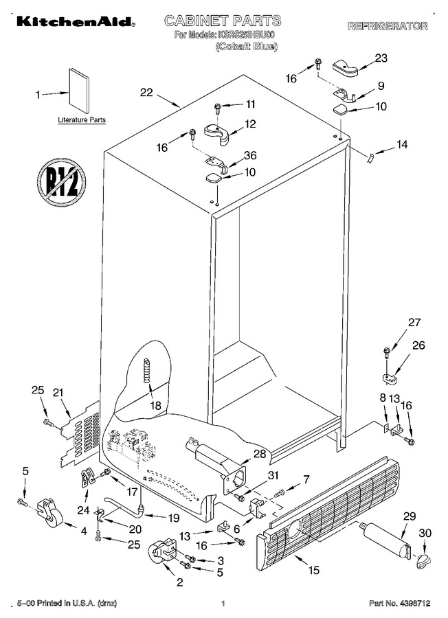 Diagram for KSRS25IHBU00