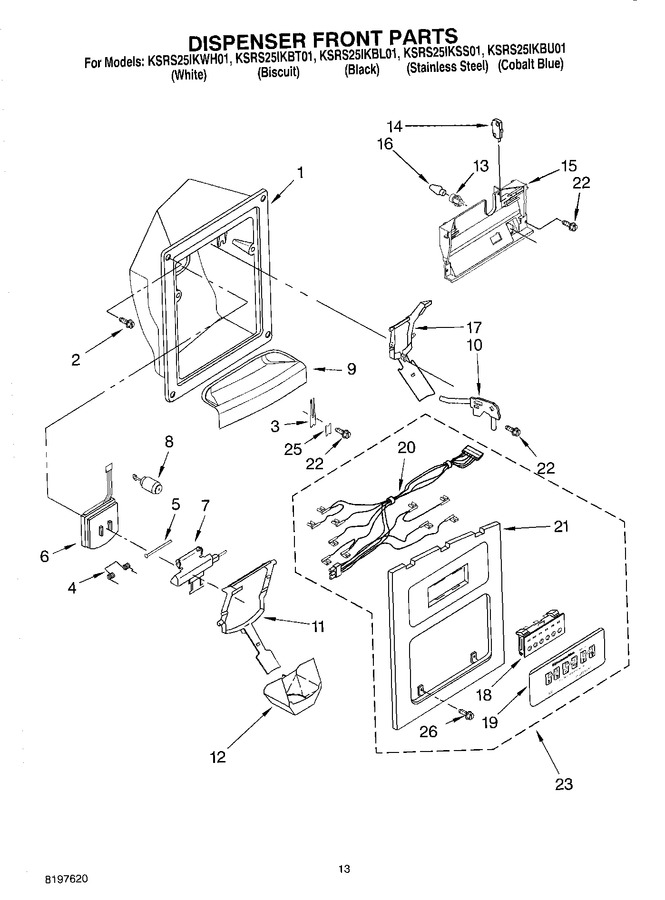 Diagram for KSRS25IKWH01