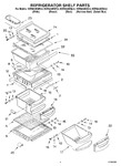 Diagram for 03 - Refrigerator Shelf Parts