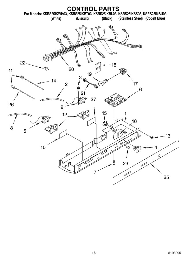 Diagram for KSRS25IKWH03