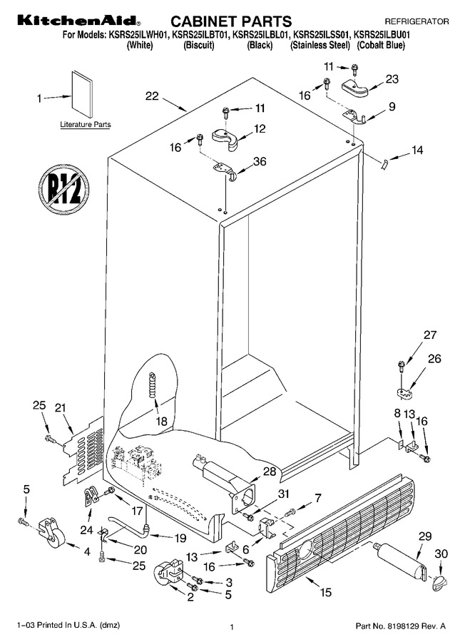 Diagram for KSRS25ILBT01