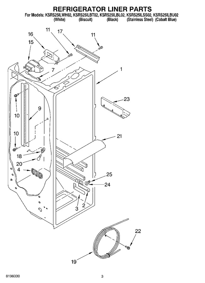 Diagram for KSRS25ILBL02