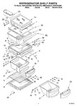 Diagram for 03 - Refrigerator Shelf Parts