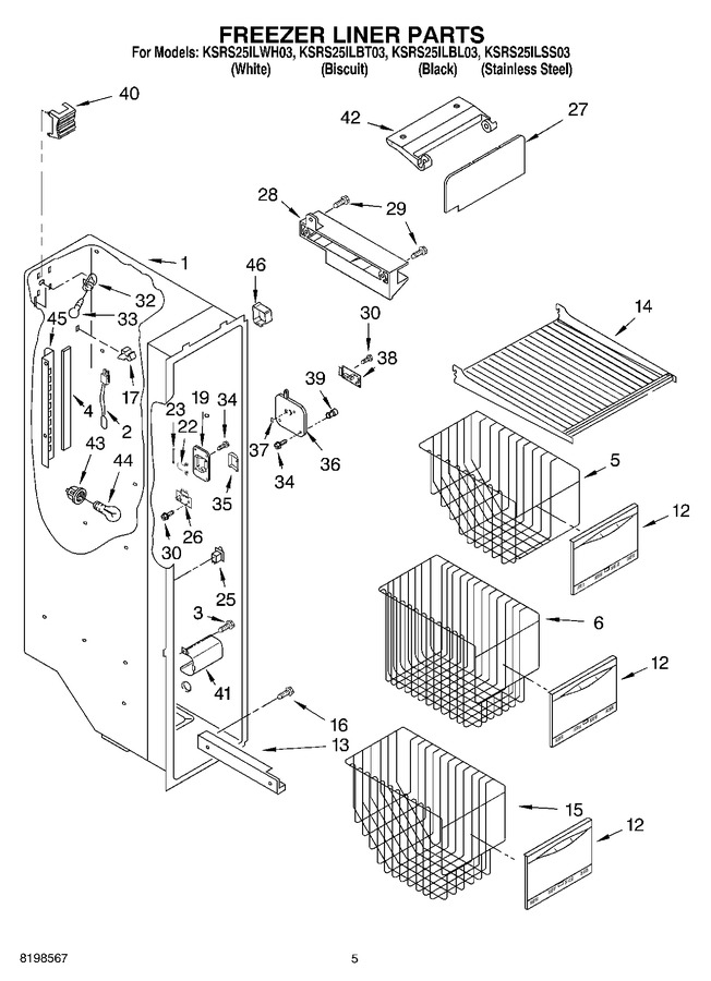 Diagram for KSRS25ILWH03