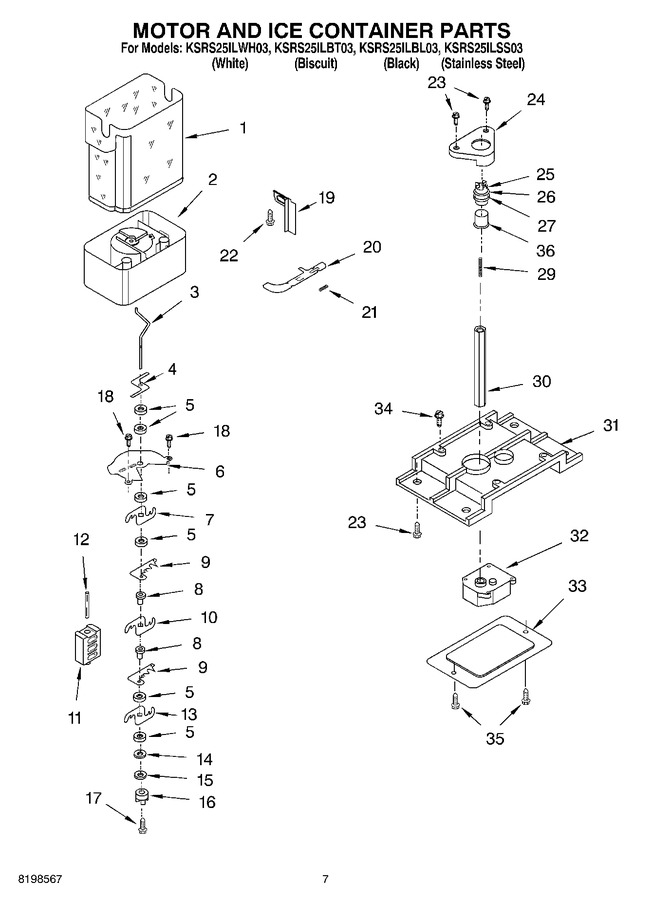 Diagram for KSRS25ILSS03