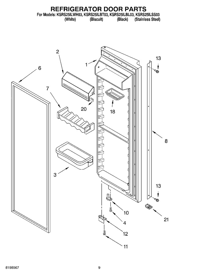 Diagram for KSRS25ILBT03