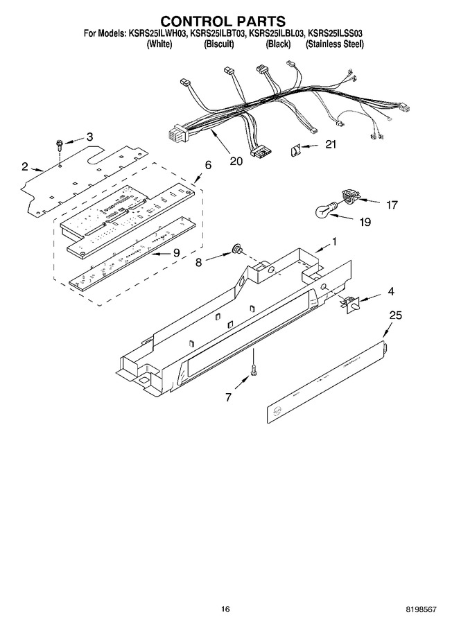 Diagram for KSRS25ILWH03