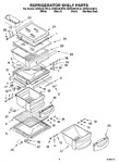 Diagram for 03 - Refrigerator Shelf Parts