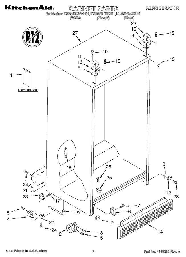 Diagram for KSRS25KGBL01