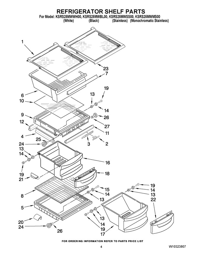 Diagram for KSRS25MWSS00