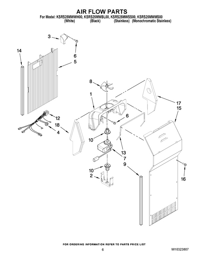 Diagram for KSRS25MWSS00