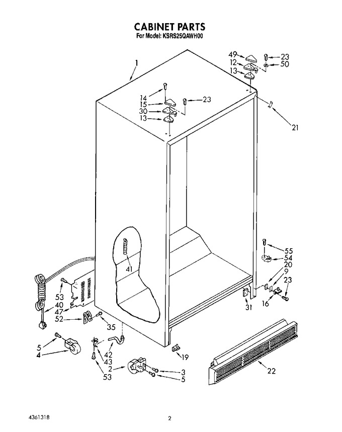 Diagram for KSRS25QAWH00