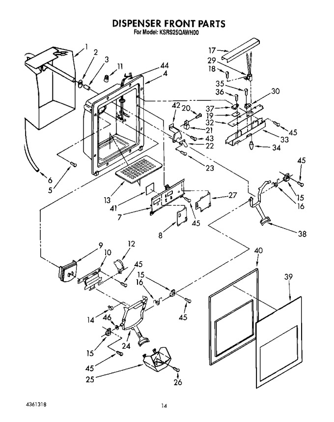 Diagram for KSRS25QAWH00