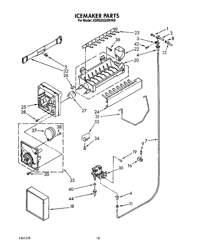 Diagram for KSRS25QAWH00