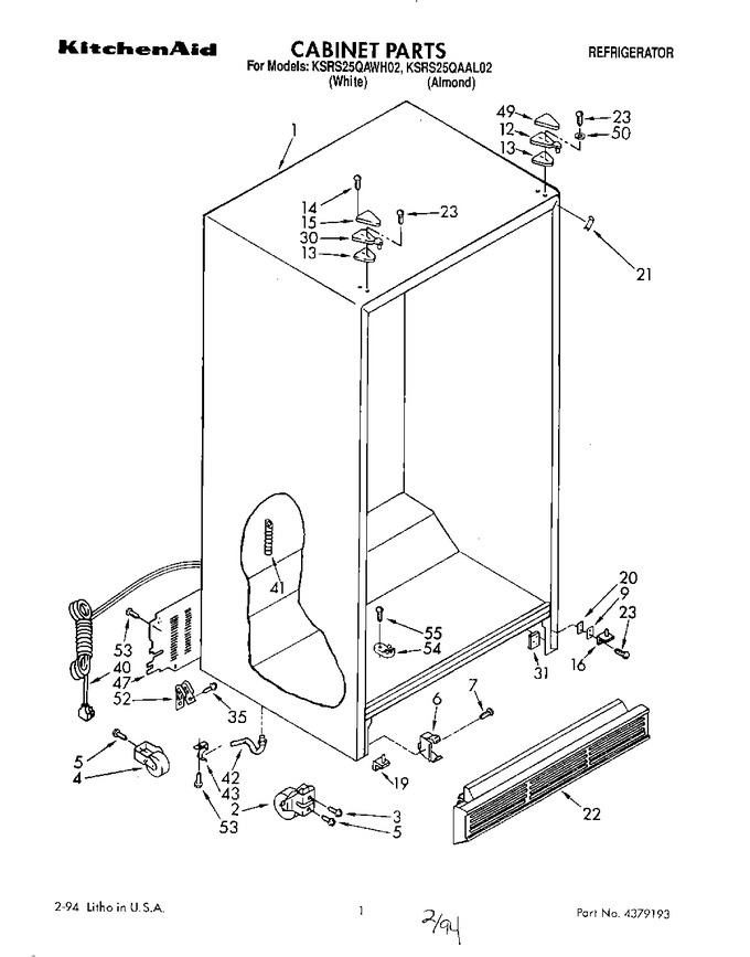 Diagram for KSRS25QAAL02