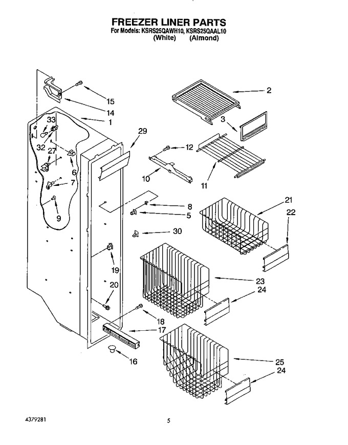 Diagram for KSRS25QAWH10