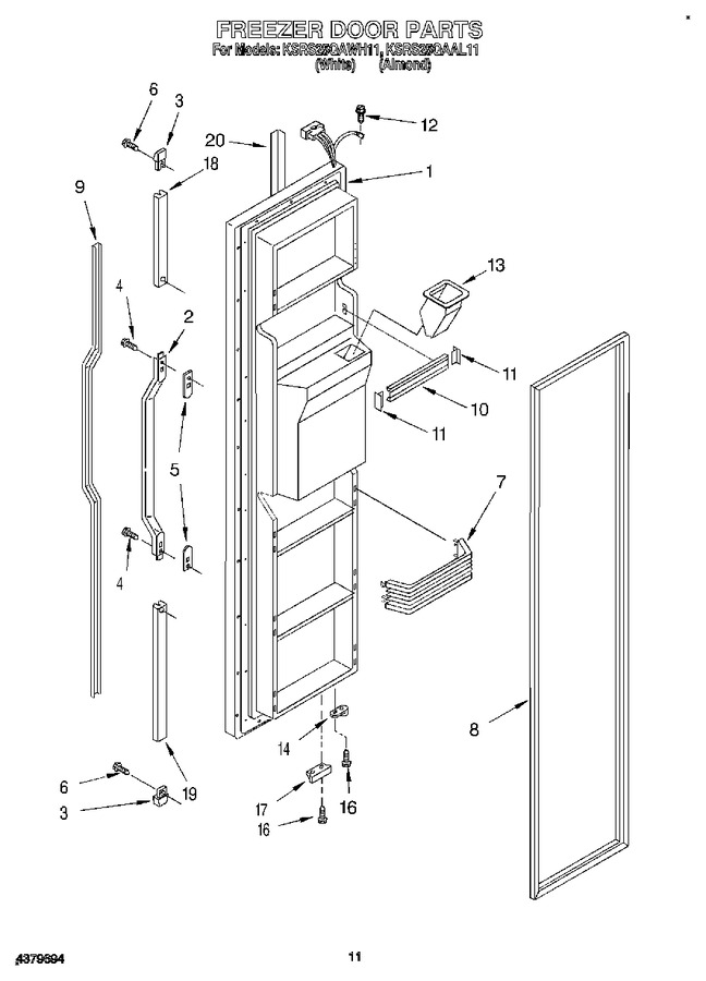 Diagram for KSRS25QAWH11