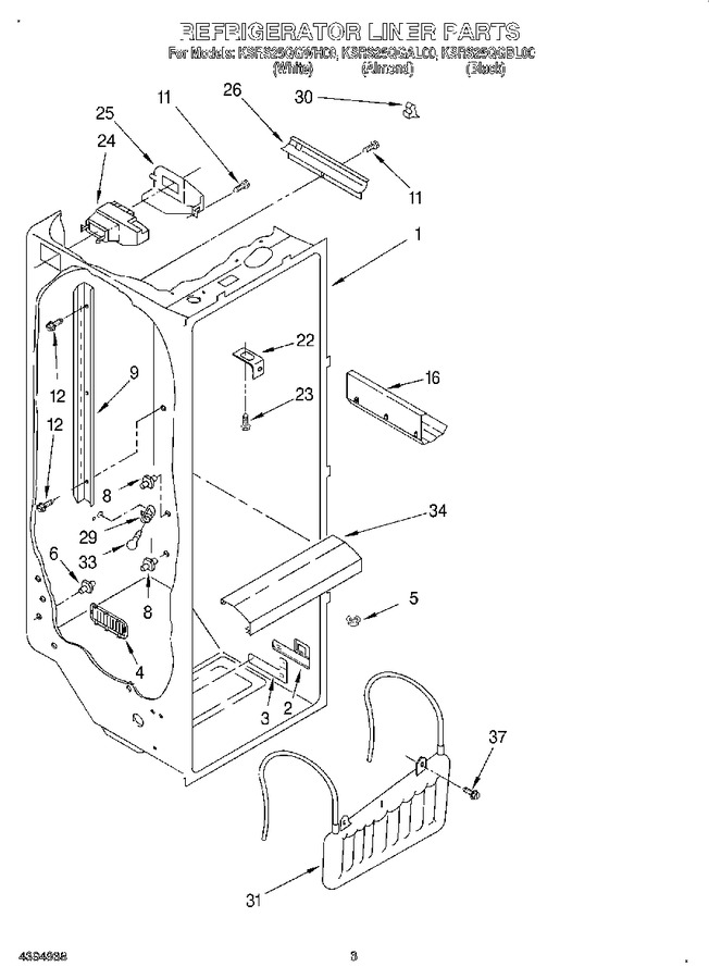 Diagram for KSRS25QGBL00