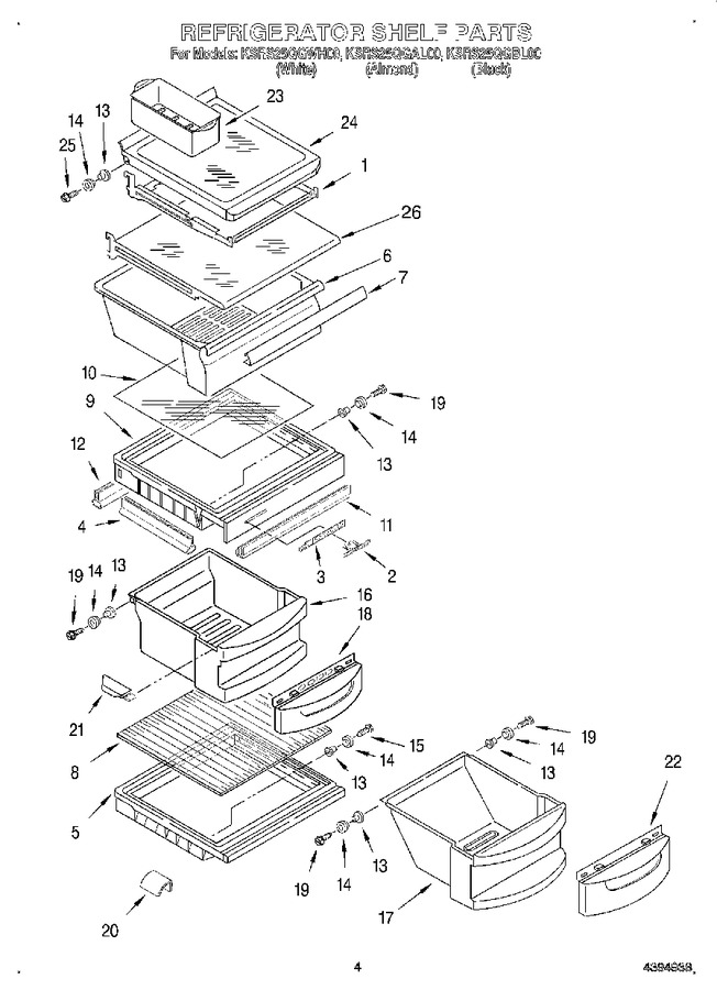 Diagram for KSRS25QGWH00