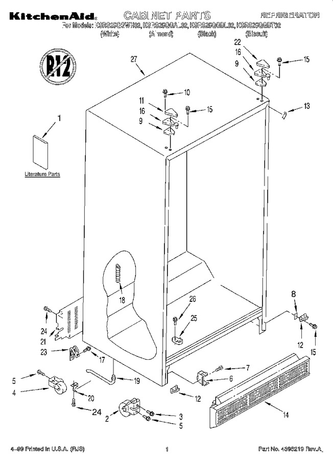 Diagram for KSRS25QGWH02