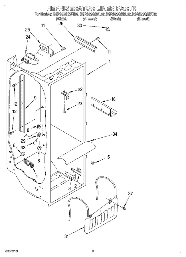 Diagram for KSRS25QGAL02