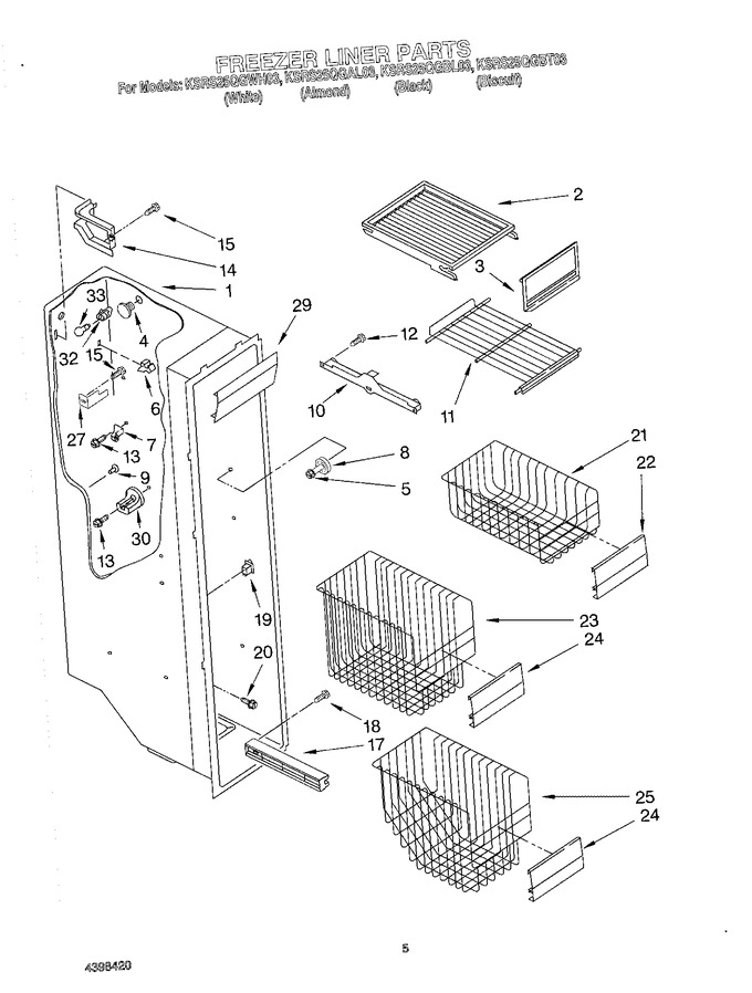 Diagram for KSRS25QGWH03